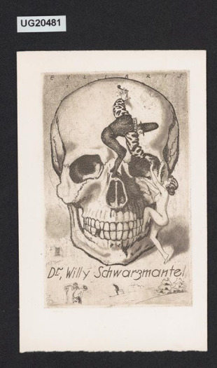 Ex libris Dr. Willy Schwarzmantel