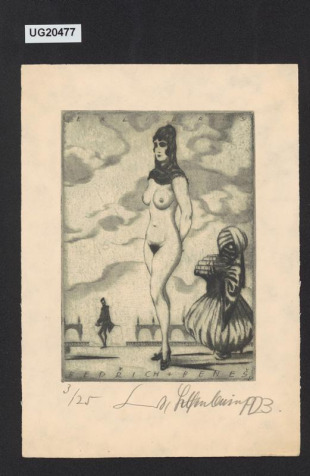 Exlibris Bedřich Beneš