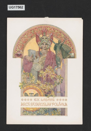 Ex libris arch. Dr. Jaroslav Polívka