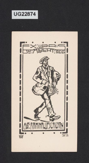 Ex libris Dr. Albert Treier
