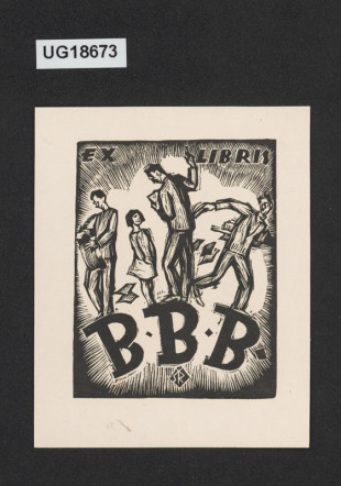 Ex libris BBB (Bedřich Beneš Buchlovan)
