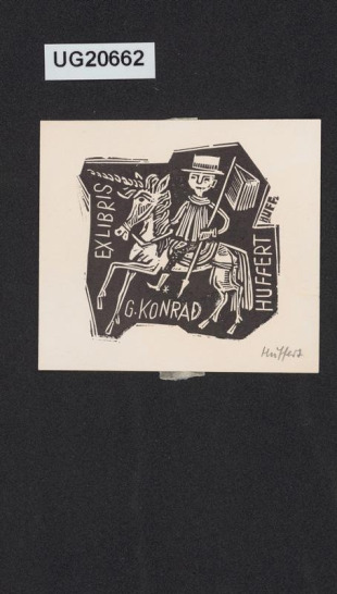 Exlibris G. Konrad Huffert