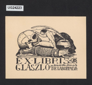 Ex libris G. Lászlo de Laborfalva