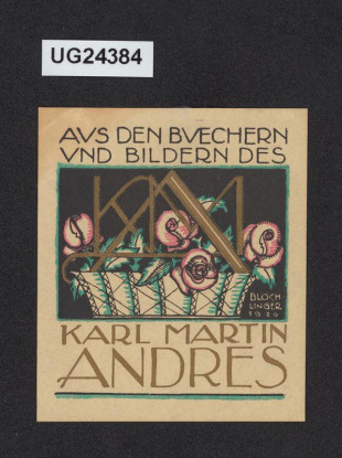 Aus den Buechern und Bildern des Karl Martin Andres