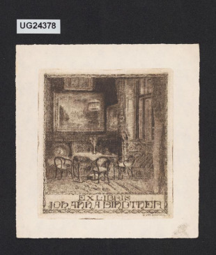 Ex libris Johann Bindtner