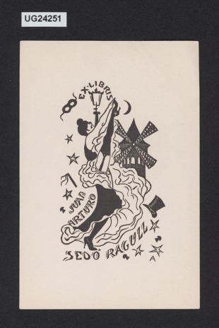Ex libris Juan Arturo Sedó Ragull