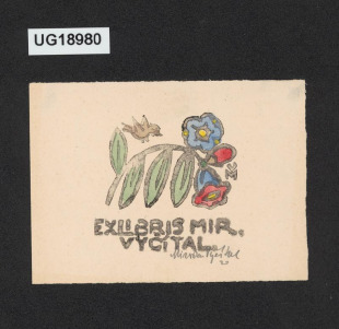 Exlibris Mir. Vyčítal