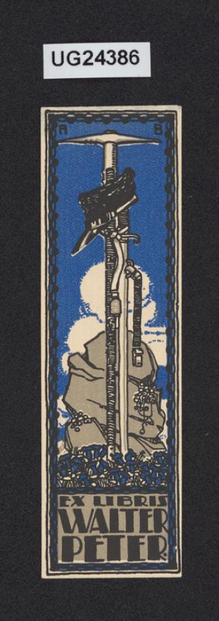 Ex libris Walter Peter