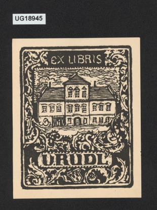 Ex libris V. Rudl