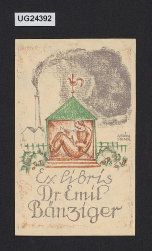 Ex libris Dr. Emil Bänziger