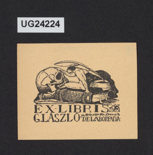 Ex libris G. Lászlo de Laborfalva