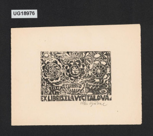 Exlibris: Ela Vyčítalová