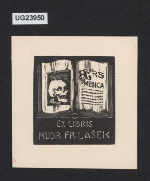 Ex libris MUDr. Fr. Lašek