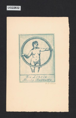Ex libris Frieda Niedballa