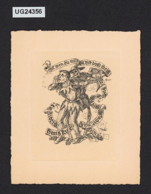 Ex libris Hans Ruflein