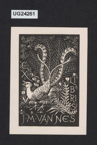 Ex libris J. M. van Nes
