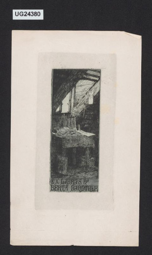 Ex libris Berta Bindtner