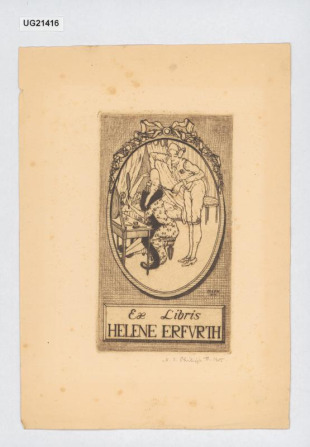 Ex Libris Helene Erfurth