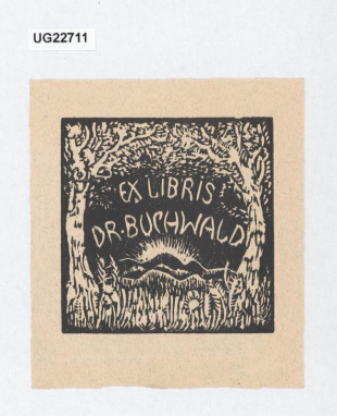 Ex libris Dr. Buchwald