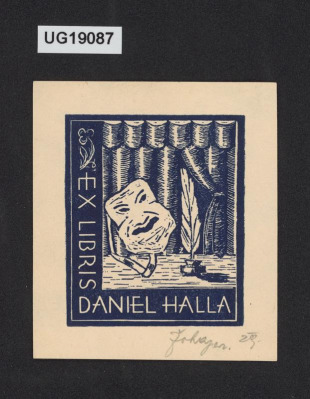 Ex libris Daniel Halla