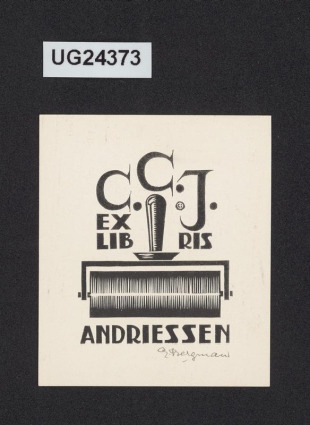 Ex libris C. C. J. Andriessen