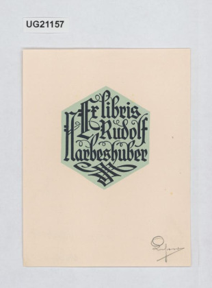 Ex libris Rudolf Narbeshuber