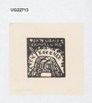 Ex libris/ Sammtung/ F. LL. Koebner