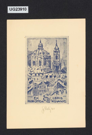 Ex libris MUDr. Otto A. Kovanic