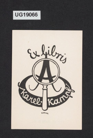Ex libris Karel Kampf