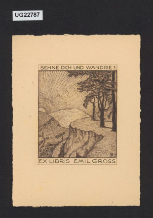Ex libris Emil Gross