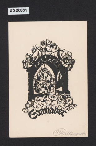 Exlibris Edward Samhaber