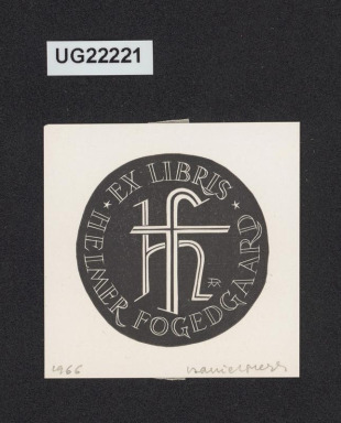 Ex libris Helmer Fogedgaard