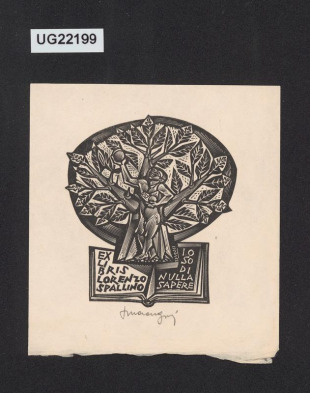 Ex libris Lorenzo Spallino