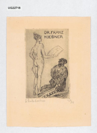 Ex libris Dr. Franz Koebner