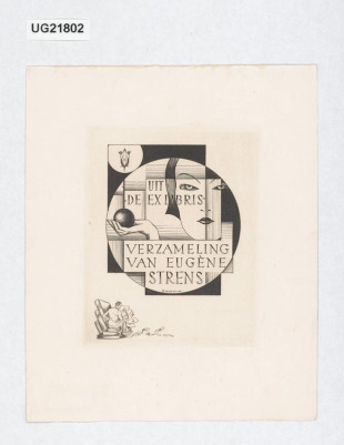 Uit de ex libris Verzameling van Eugène Strens