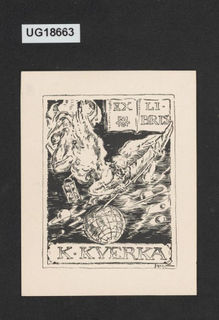 Ex libris K. Kverka