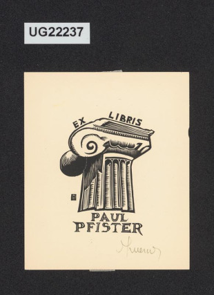 Ex libris Paul Pfister