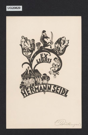 Ex libris Hermann Seidl
