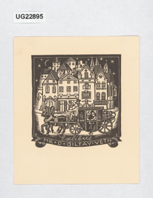 Ex libris Mr. D. Giltay Veth