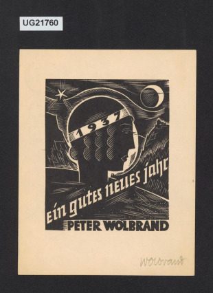 ein gutes neuer Jahr 1937 Peter Wolbrand