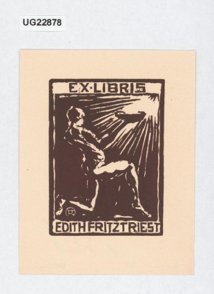 Ex libris Edith Fritz Triest