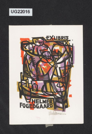 Exlibris Helmer Fogedgaard