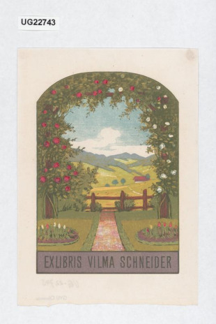 Ex libris Vilma Schneider