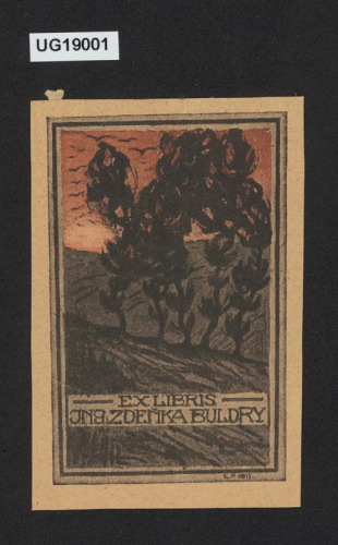 Exlibris Ing. Zdeňka Buldry