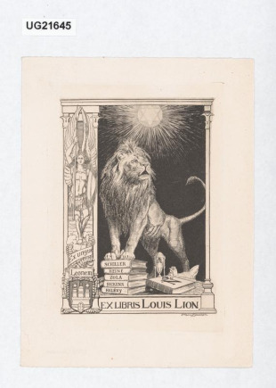 Exlibris Louis Lion