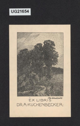 Ex libris Dr. A. Kuchenbecker