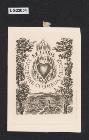 Ex libris Lucienne Corneux Filloux
