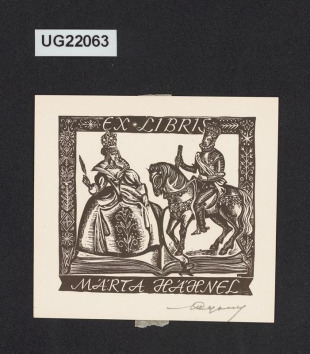 Ex libris Märta Hähnel
