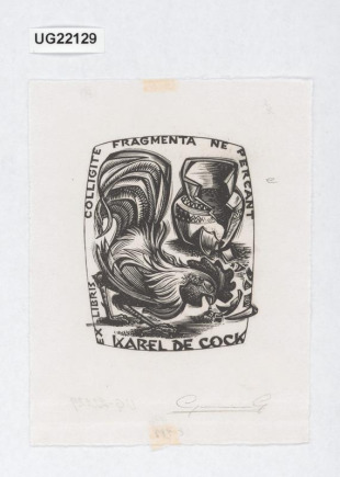 Ex libris Karel de Cock