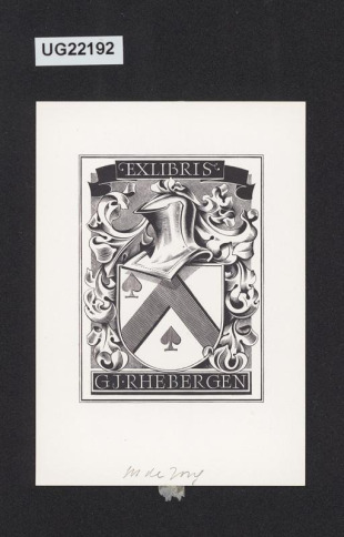 Exlibris G. J. Rhebergen